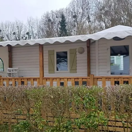 Sejour Normandie, Mobilhome 5p Tv Belle Terrasse Couverte Wifi Climatisation Au Calme Proche Riviere *